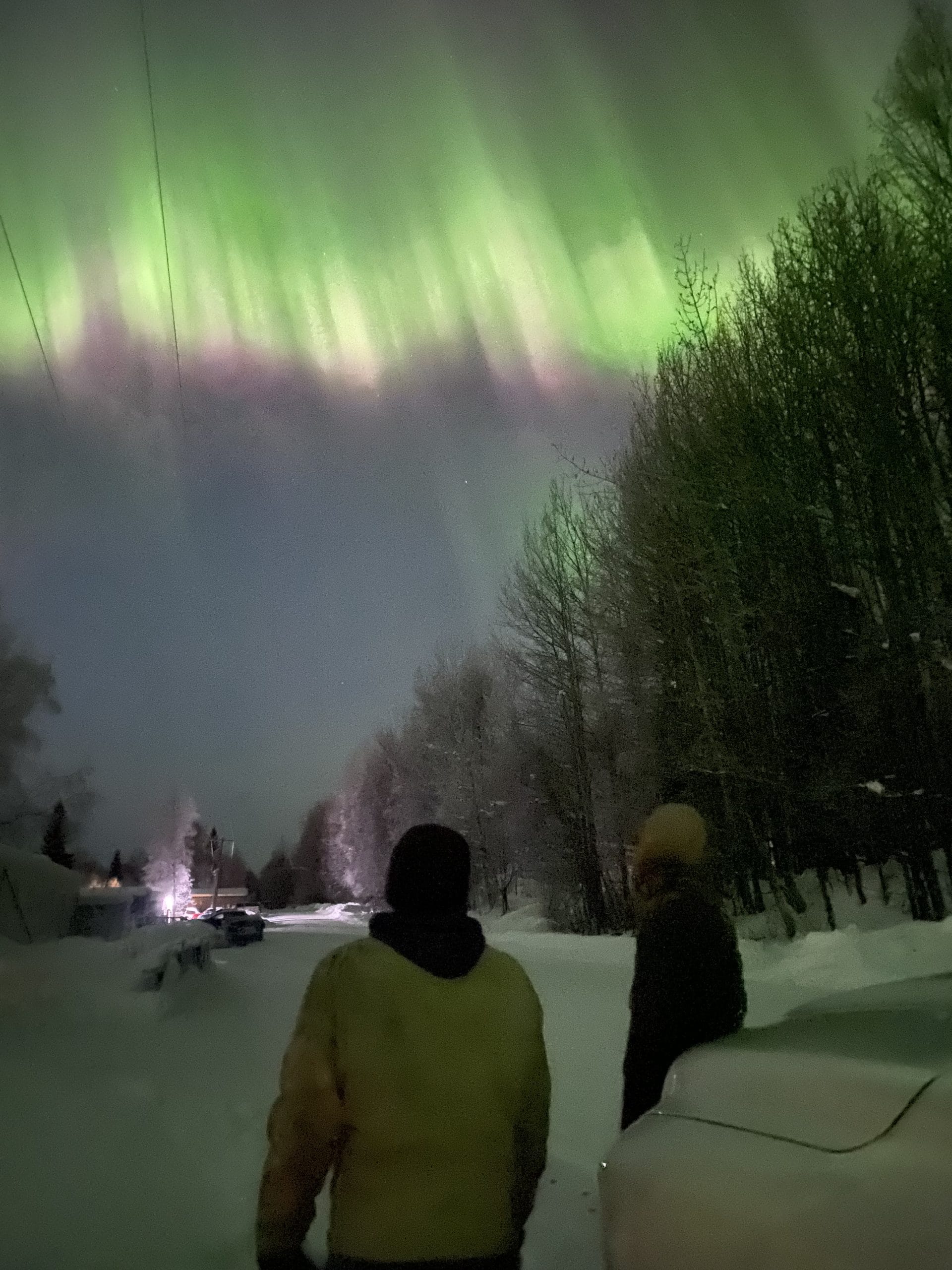 Northern lights over Alaska